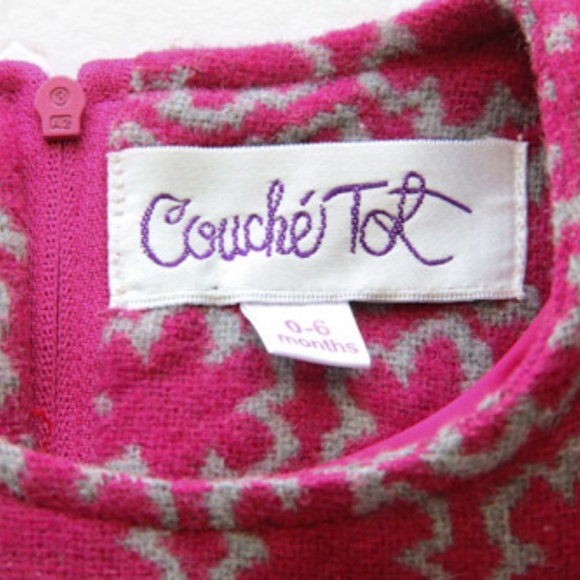 Couche Tot Designer Baby Girl Dress Infant 0 - 6 m - Picture 7 of 7